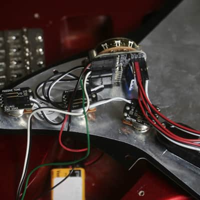 Upgraded Fender Stratocaster ST-50, MADE IN JAPAN 1994-1995 - Apple Candy Red Metallic image 12