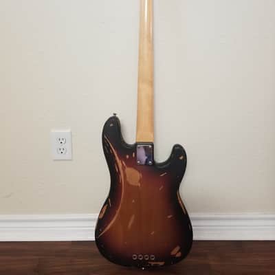 2007 Left hand Fender American Standard Precision bass image 7