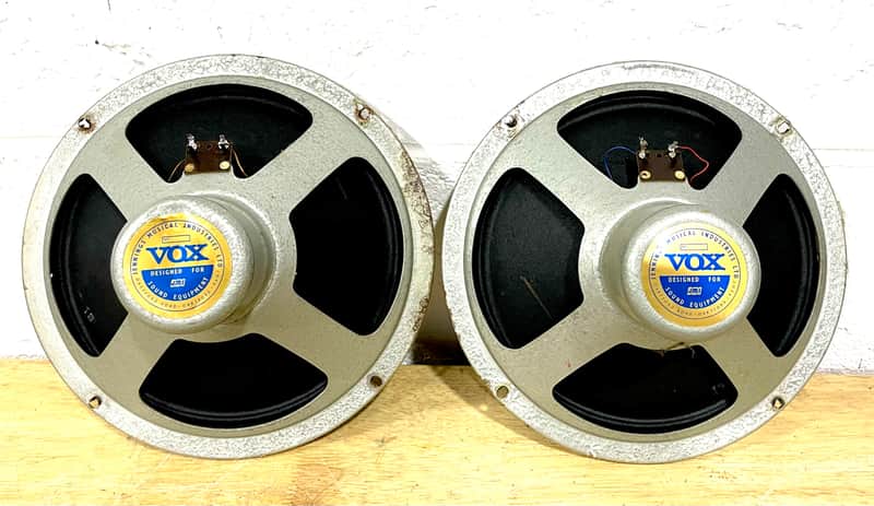 Vox Elac 10N 60's 10" speakers for Vox AC10 Vintage Loudspeakers x 2 image 1