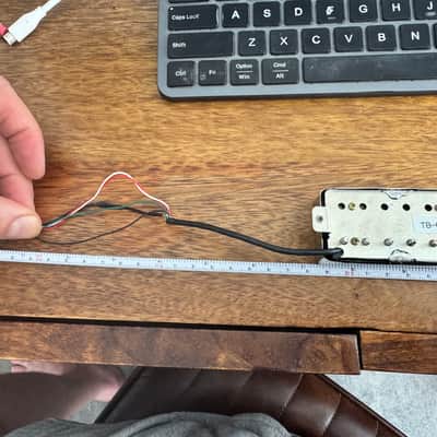 Seymour Duncan TB-6 Duncan Distortion Bridge Trembucker 2010s - Black image 3