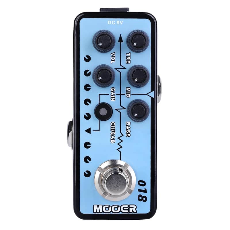 Mooer Micro Preamp 018 Custom 100  - Digital Preamp Effect Pedal (Fast Free US Shipping!) image 1