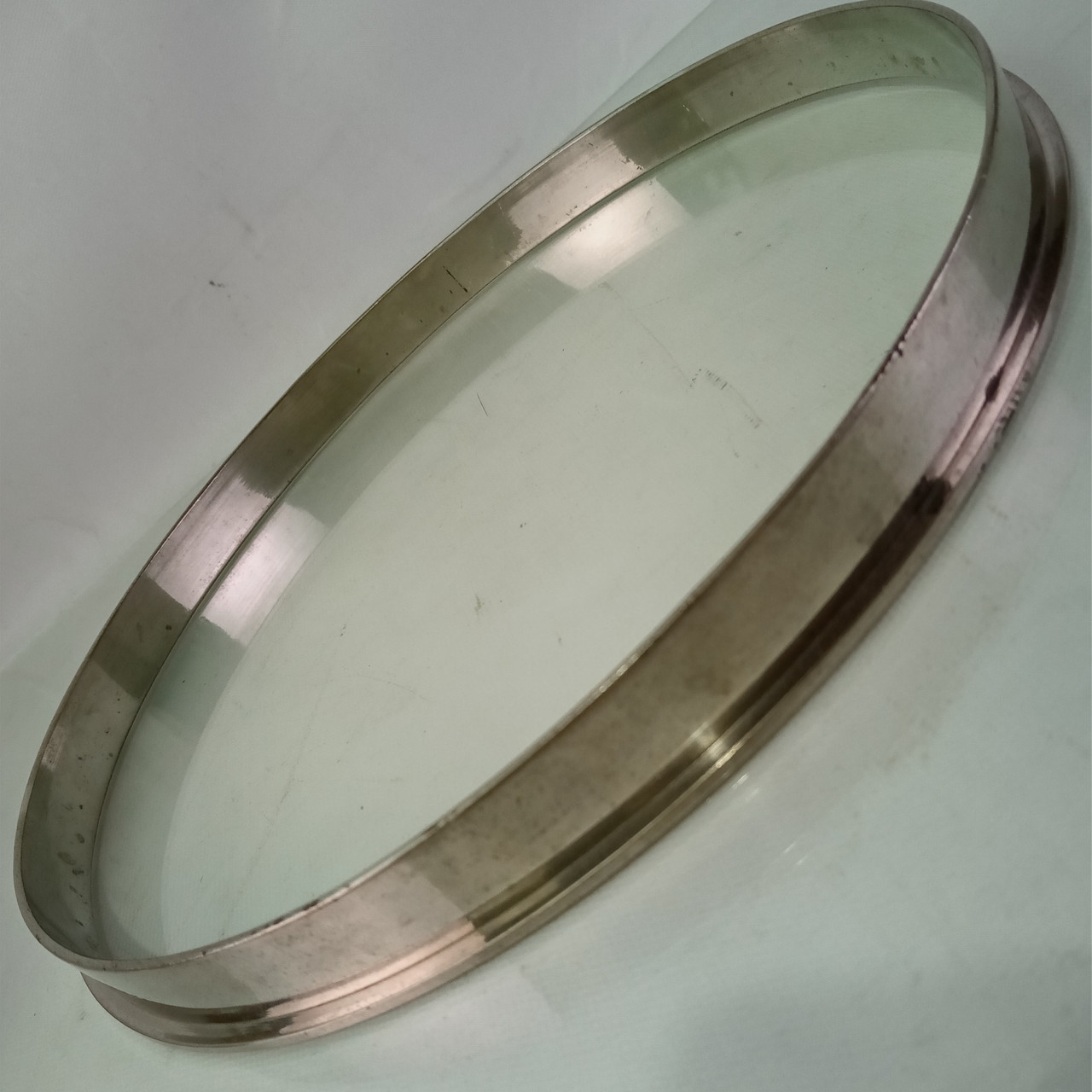 Gretsch 10" Single-Flange Broadkaster Tom Drum Batter Rim/Hoop Nickel-Brass NOB — main photograph