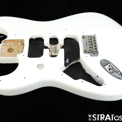 LEFTY Fender Player Stratocaster Strat BODY +  HARDWARE Stratocaster Polar White image 1
