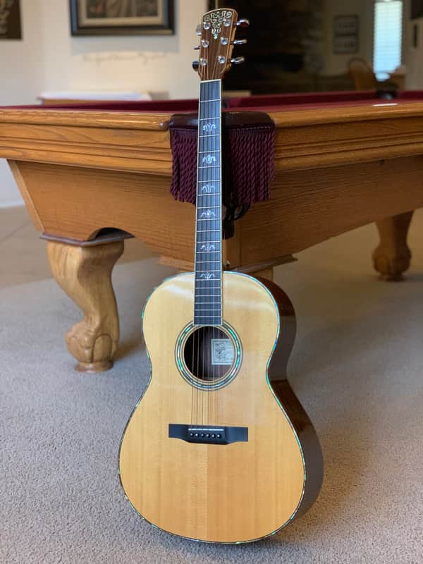 * new info * Larrivee LS-10 (1984-1985) Custom Shop order "Leaf & Flower #1" RARE (Mint-minus) image 1