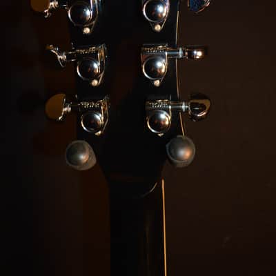 Sublime Guitar Co SGC Millennia Flame Maple Trans Black Single Cutaway Electric Guitar image 5