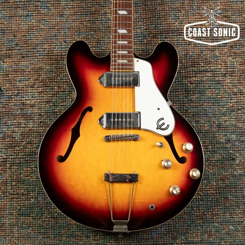 2000 Epiphone Casino VC Peerless factory 1 11/16th nut W/case image 1