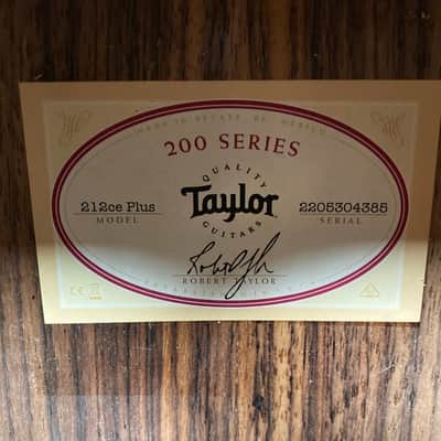 Taylor 212ce Plus image 8