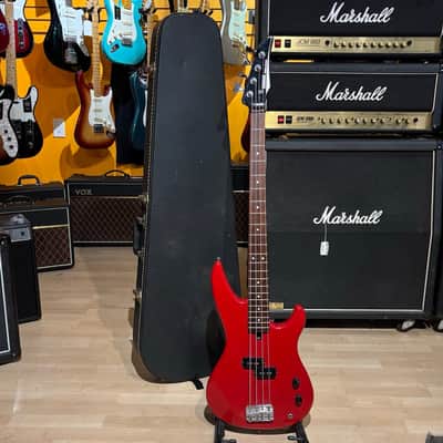 Yamaha - RBX 200  Bass Red - Black Neck w/ TD Hard Shell Case  (1988)  - USED