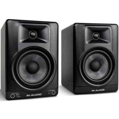 M-Audio BX5BT DSP-Enhanced Powered Desktop Studio Monitor (Pair, Black) - 5" image 1