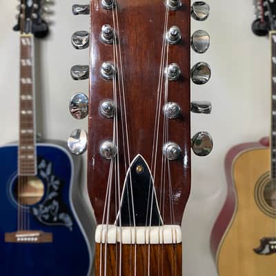 Takamine F385 Vintage Acoustic 12-String Guitar MIJ Japan 1978 Natural image 13