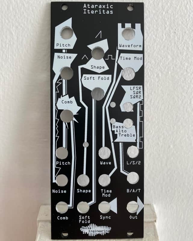 Noise Engineering Ataraxic Iteritas Replacement Panel - Black imagen 1