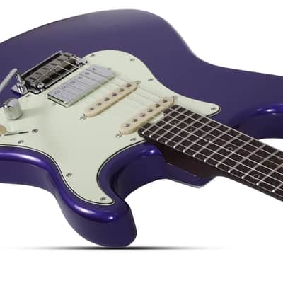Schecter Nick Johnston Traditional HSS 10th Anniversary Atomic Violet image 3