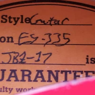 1999 Gibson Custom Shop ES-335 Jim Beam Limited Edition 1 of 20 RARE! (297) image 8