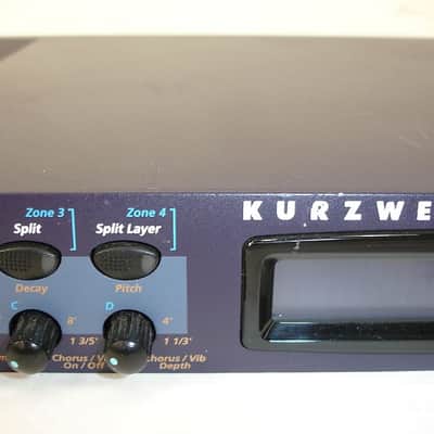 Kurzweil PC2R Rackmount Digital Sound Module 2000s - Black image 4