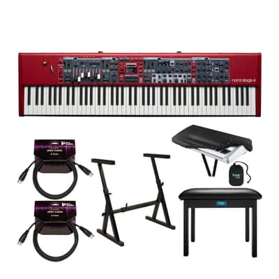 Nord Stage 4 88 88-Key Keyboard with Stand, Bench, Cables, and Cover
