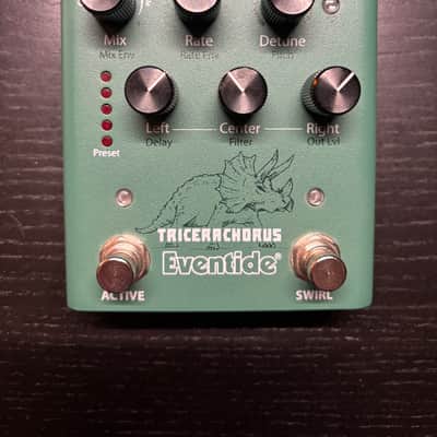 Eventide TriceraChorus Pedal 2021 - Green image 2