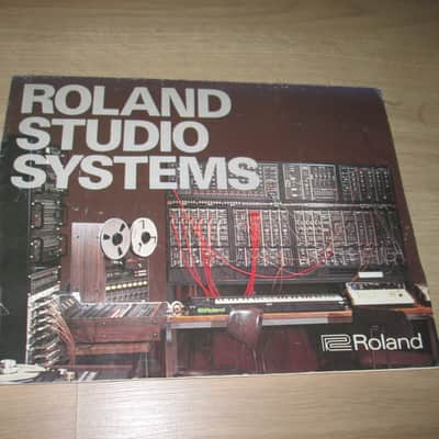 Roland Studio Systems – System 100M/100/700 - 1978 - Original Vintage Synthesizer Brochure/Catalog-Ultra Rare image 1