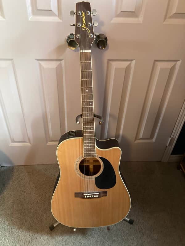 Jasmine TS60C Acoustic Electric Mid 80s | Reverb