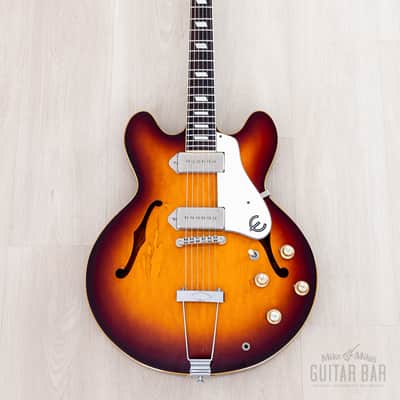 1991 Epiphone Casino Vintage Guitar Sunburst Pre-Elitist, Japan Terada image 2