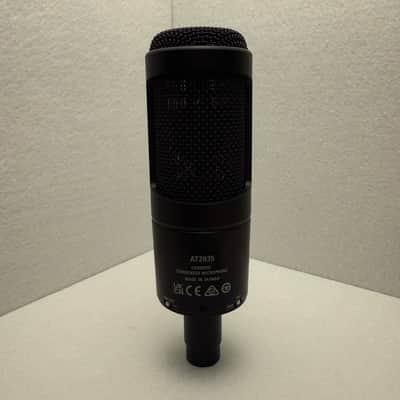 Audio-Technica AT2035 Large Diaphragm Cardioid Condenser Microphone 2010s - Black image 6