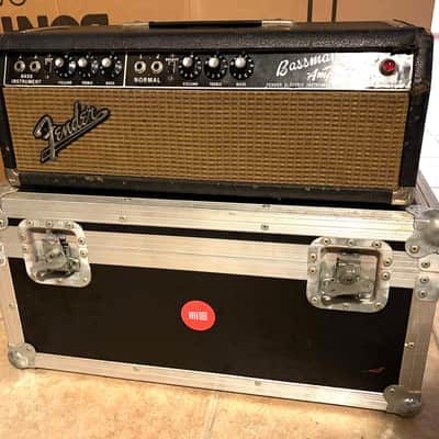 1964 Fender Bassman 2-Channel 50wGuitar Amp 1964 - 1966 - Black Panel image 9