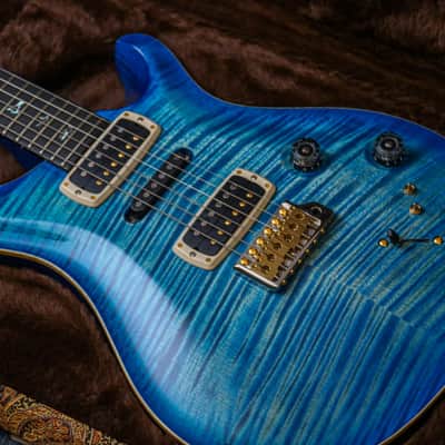 PRS USA Paul Reed Smith Modern Eagle V Wood Library "Faded Blue Burst + Ebony" (2025) image 2