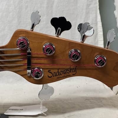 Sadowsky MetroExpress Hybrid P/J Fretless 5-string Bass - Black image 7