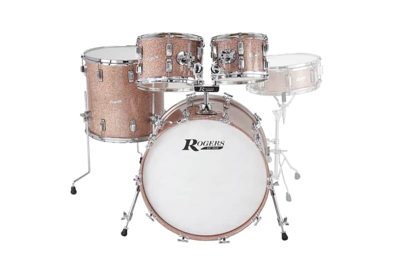 Rogers PT-0420HX-CS Powertone 4pc 20x14/10x7/12x8/14x14 Champagne Sparkle image 1