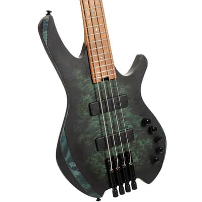 CORT SPACE4SDG Headless Star Dust Green Perfectly Balanced Bass Guitar image 3
