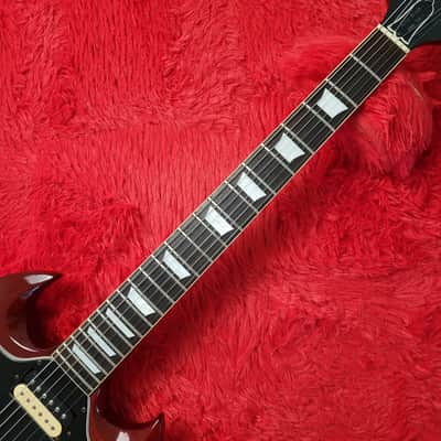 Super Rare 1982 Burny SG-75 AY Angus Young from AC/DC Artist Model - SG Standard - Cherry Red - Made in Japan by Kasuga (Navigator & Heerby) MIJ image 6