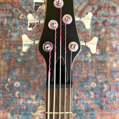 Ibanez EDB405 Ergodyne 5-String Bass Transparent Flat Black Stain image 3
