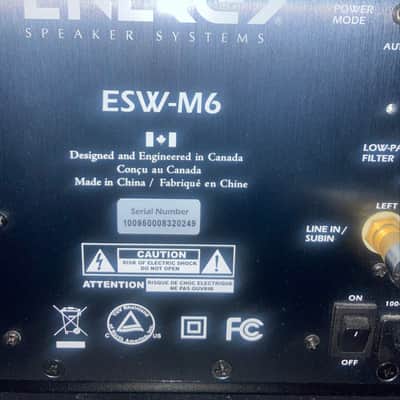 ENERGY ESW-M6 800W Powered Subwoofer image 5