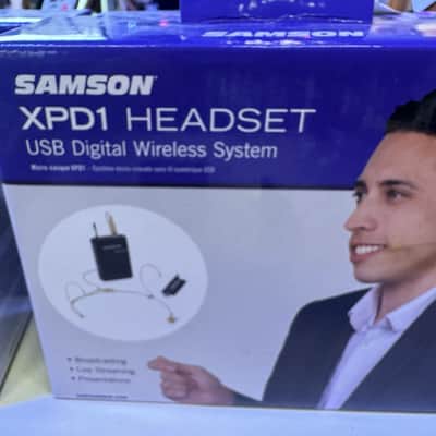 Samson XPD1 USB Digital Wireless Headset Mic System with Receiver 2010s - Black image 4