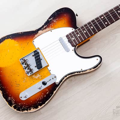 2023 Fender Custom Shop Limited Edition ‘59 Telecaster Custom Super Heavy Relic Sunburst image 1