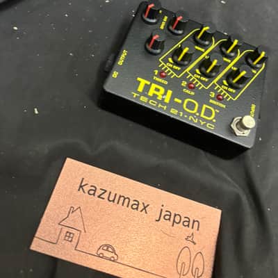 TECH 21 NYC TRI O.D Analog Overdrive Amp Simulator Guitar Effects Pedal Tested image 4
