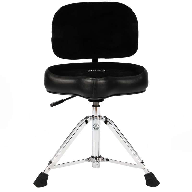 Roc-N-Soc NR O-K Nitro Gas Drum Throne with Backrest - Black image 1