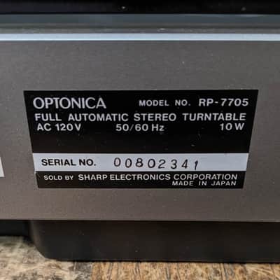 OPTONICA RP-7705 Quartz Direct Lock Turntable - For Pick Up in Milwaukee, WI image 12