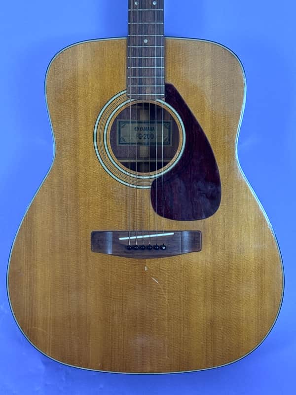 Yamaha FG-200 Jumbo Dreadnought Natural | Reverb