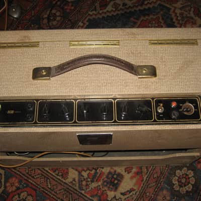 Vox AC-30/4 2-Channel 30-Watt 2x12" Guitar Combo 1960 - 1961 - Fawn image 2