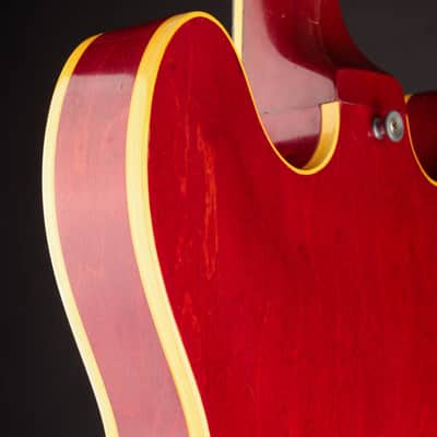1966 Gibson ES-335TDC Cherry w/ Bigsby image 11