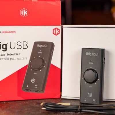 IK Multimedia iRig USB Guitar Audio Interface – iOS / Android / Mac / PC – Mint with Box image 1