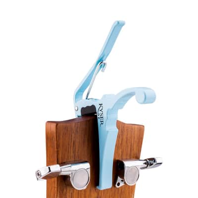 Fender x Kyser Quick-Change Electric Guitar Capo – Daphne Blue image 4