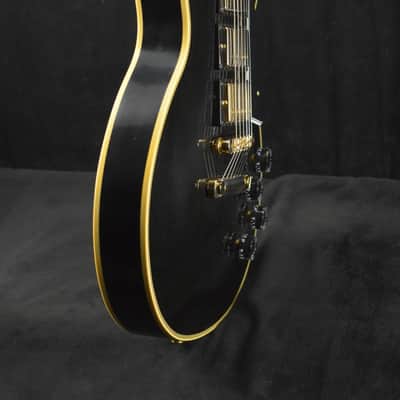 Gibson Custom Shop Les Paul Custom Chambered Body Slim Neck 3 Pickup Ebony VOS GH image 3