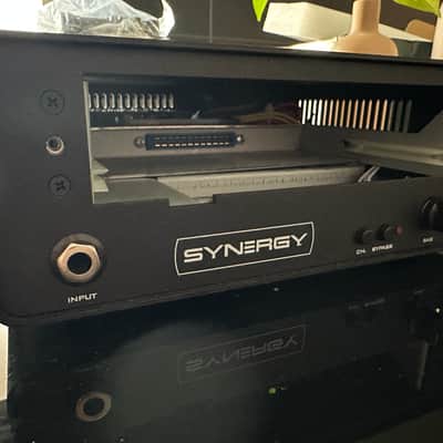 Synergy SYN-1 Rack Mount Preamp with 1 Module Slot 2017 - Black image 2
