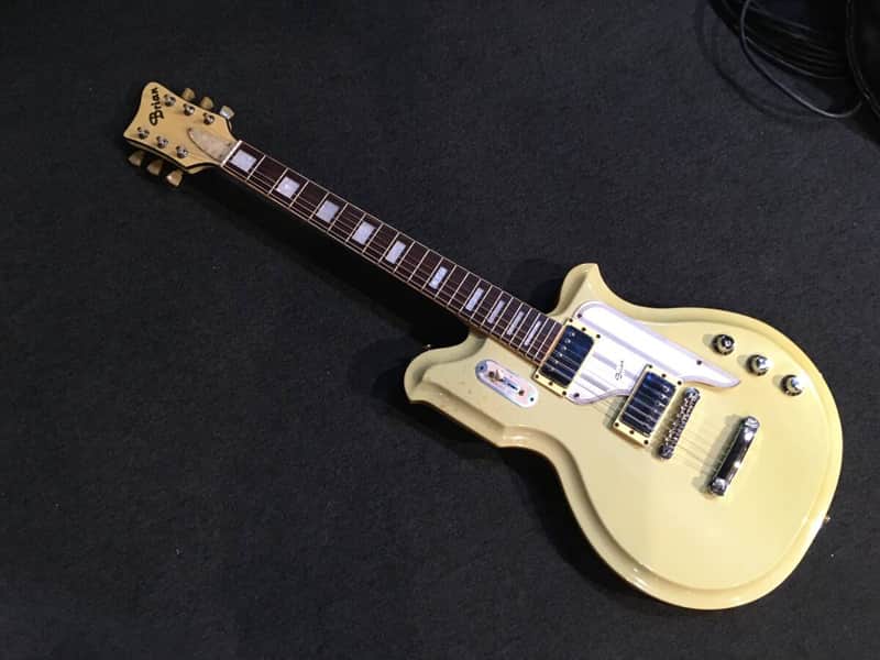 No.072825 Rare & Discontinued! Brian National Style Guitar Mint Green Easy-to-Play Vintage Oddball EX image 1