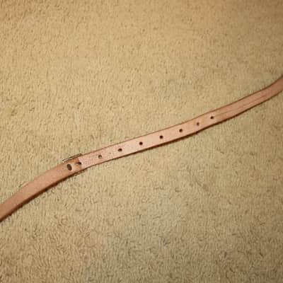 1960's  Vintage Leather Strap and bonus MIJ curly cable image 7