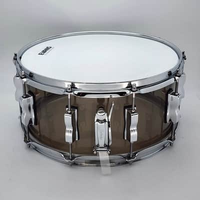 Used Ludwig Vistalite Snare Drum 14x6.5 Smoke - Excellent image 2