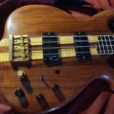 Olivo, Rare 80's, Alembic style, 1982-83 - Clear gloss finish over Padauk image 3