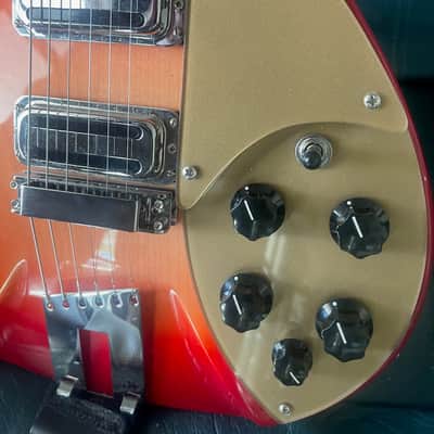Custom Hand made plexiglass upper lower pickguards for Rickenbacker 325 350 guitar image 7