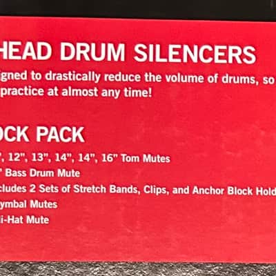 Ahead ADS-RK Drum Silencers Rock Pack image 3